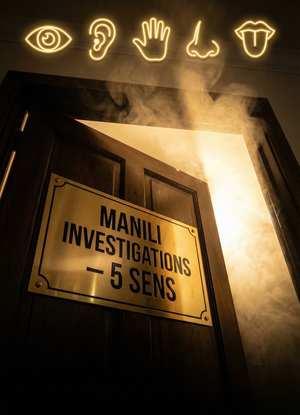 Salle d'escape game 5 SENS à Orléans, décor d'enquête policière immersive