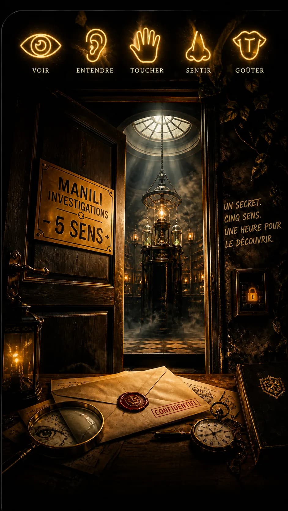 Débutants découvrant un escape game à Orléans avec l'aide d'un Game Master